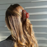ZARIA Hair Clip - Brown